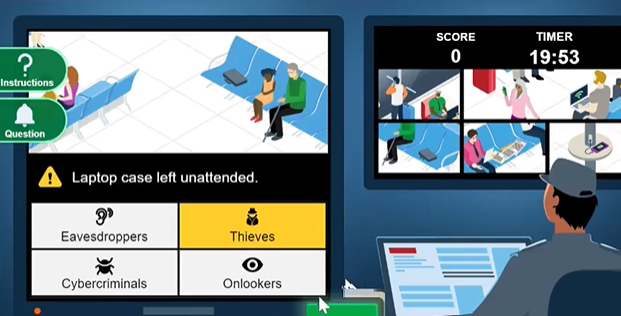 cyber game airport security